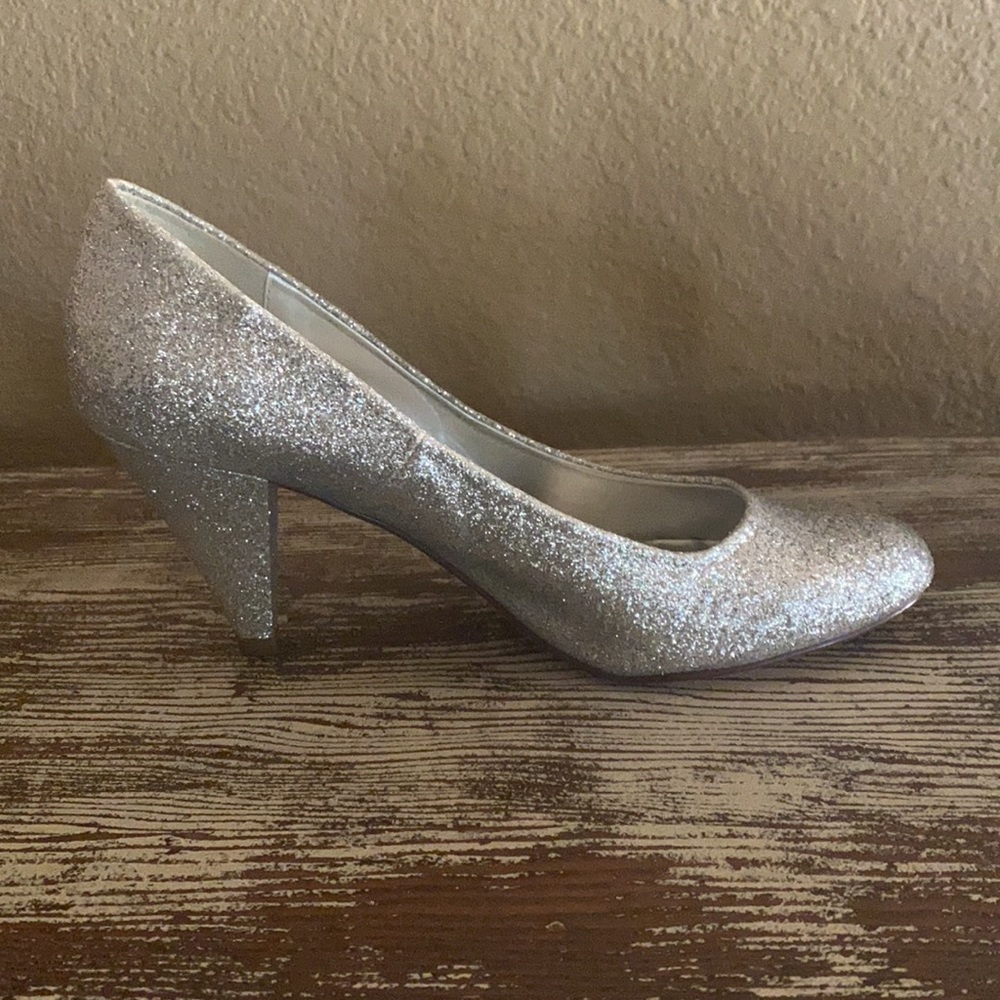 COPY - Silver Glitter Heels